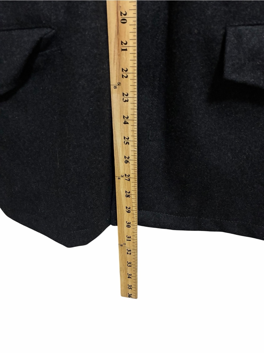 Ben Sherman Coat Large Wool Blend Black Jacket Quilted Lined Utility Pockets Men - Picture 10 of 14